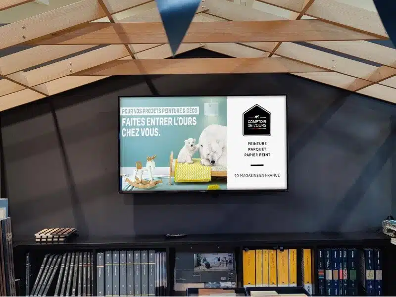 Affichage dynamique pour agences immobilières à Paris : attirez plus de prospects