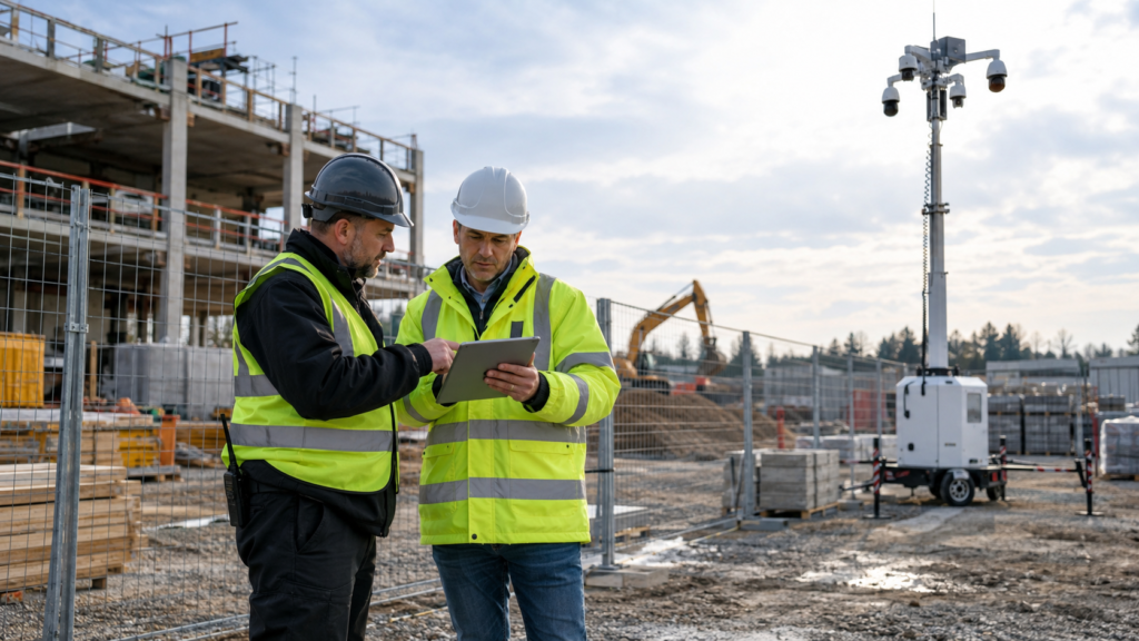 Sécuriser un chantier sans électricité ni fibre : quelles solutions autonomes ?